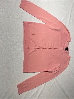 H&M Pink Button-Front Cardigan